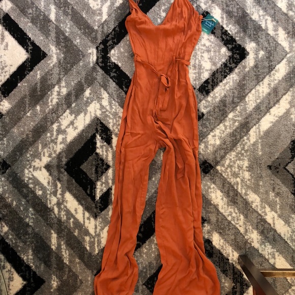 Forever 21 Pants - Rust colored high waisted jumpsuit